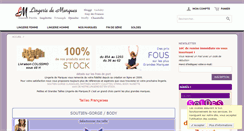 Desktop Screenshot of lingerie-de-marques.fr